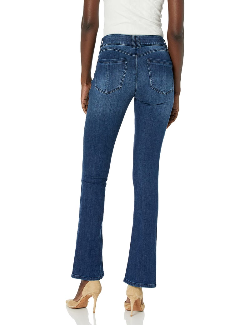 Democracy womens Absolution Itty Bitty Boot Jeans, Blue, 10 US - Image 2